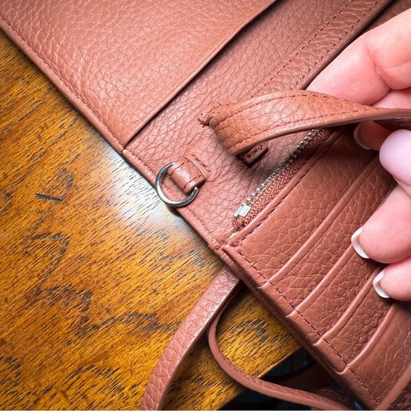 Allsaints Authentic Pebbled Leather Fetch Crossbody Purse - Picture 8 of 13